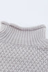 Oversized Chunky Batwing Long Sleeve Turtleneck Sweater